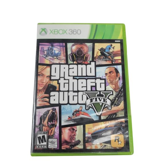 Grand Theft Auto V (5) - Microsoft Xbox 360 Complete - Picture 1 of 7